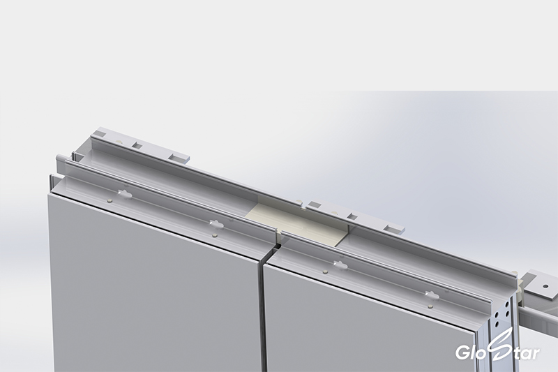 Modular Metal Thermal Insulation Curtain Wall System