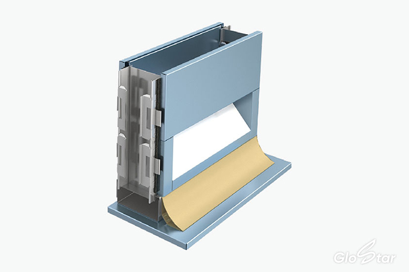 Cavity Wall System with Spring Toggle Fixings