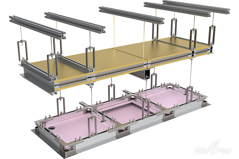 Double-Layer Ceiling Grid System