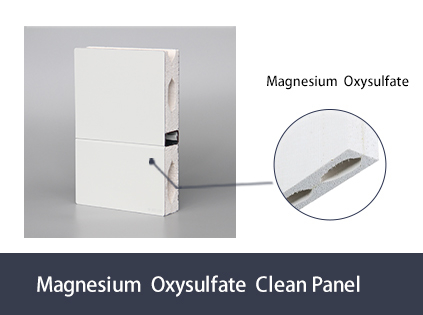 Machine-Made Magnesium Oxysulfate Clean Room Panel