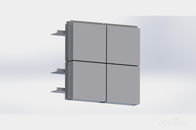 Modular Metal Thermal Insulation Curtain Wall System