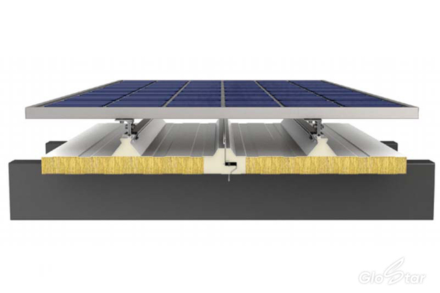 PVR1000 Photovoltaic Metal Thermal Insulated Roofing System